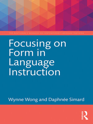 cover image of Focusing on Form in Language Instruction